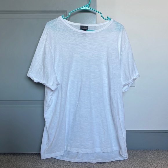 H&M Shirts Barely Worn Hm Mens White Tee Poshmark